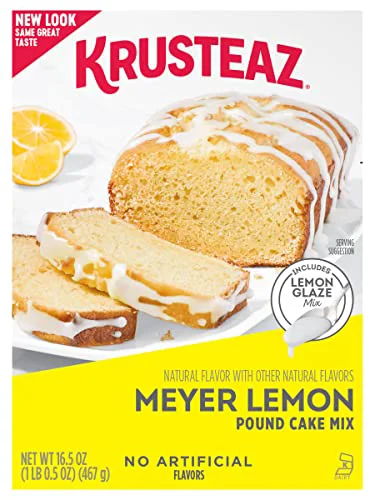Trusted Meyer Lemon Pound Cake Mix with Lemon Glaze Mix 198 Ounce Safe