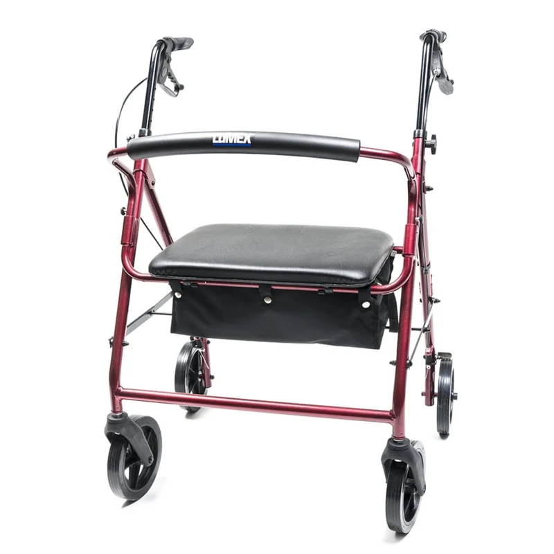 Natural Lumex Walkabout ConTour Imperial Hemi Rollator Flexible