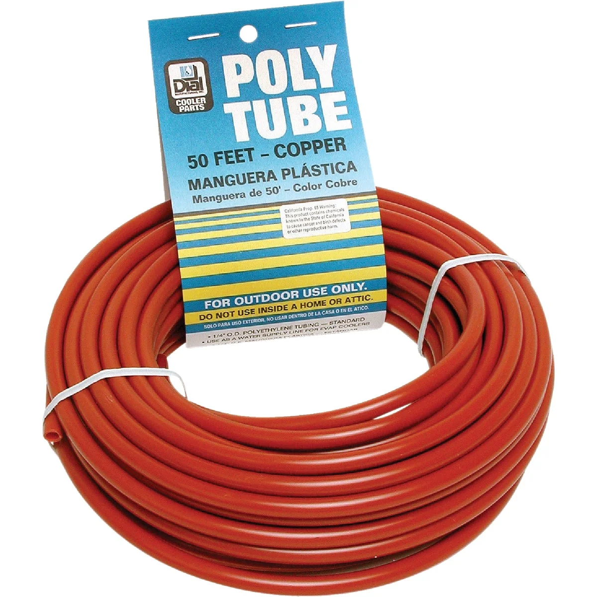 Official Dial 1 4 In. OD x 50 Ft. L Copper Poly Tubing Fine Crafted