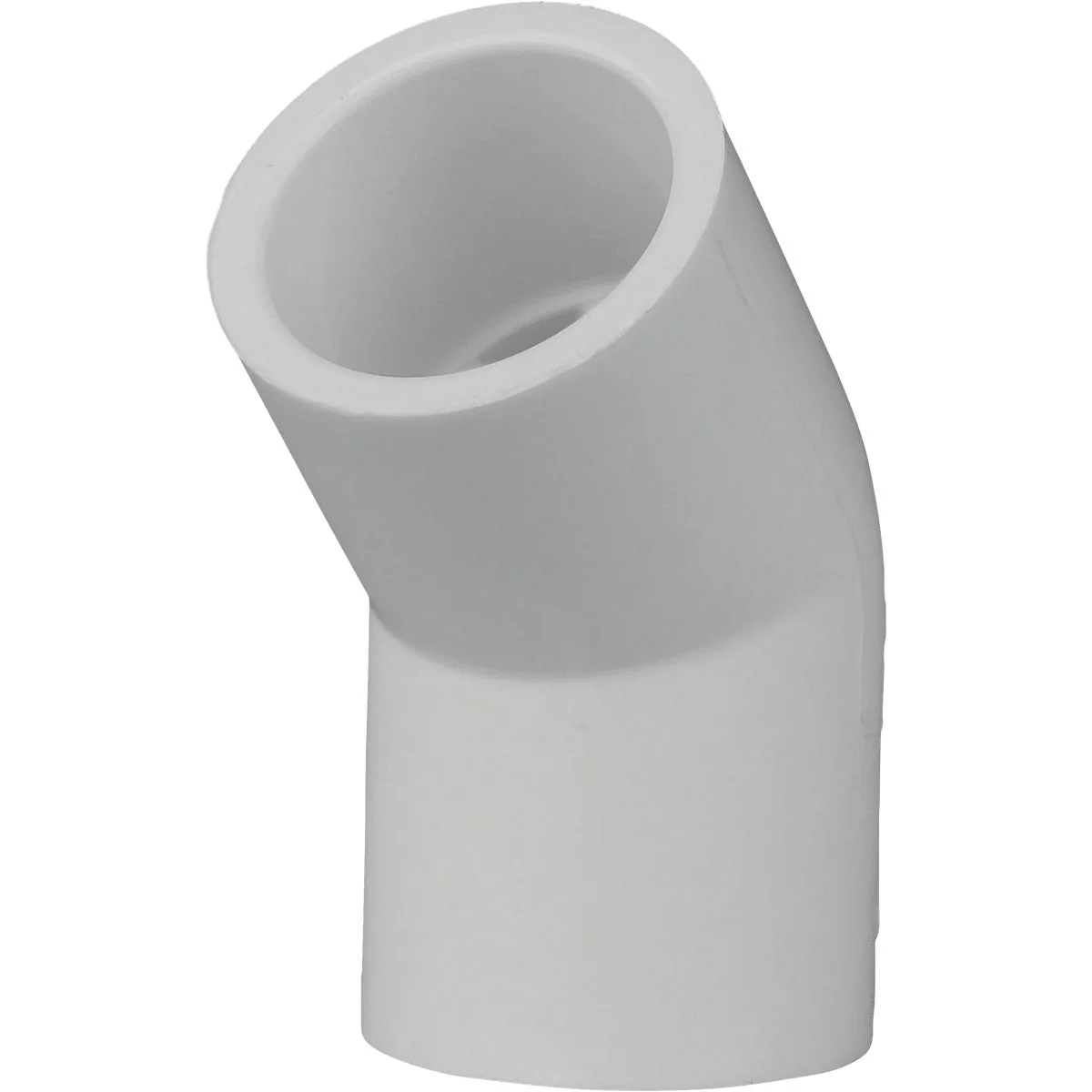 Professional Charlotte Pipe 1 2 In. Slip x Slip Schedule 40 45 Deg. PVC Elbow 1 8 Bend Outstanding