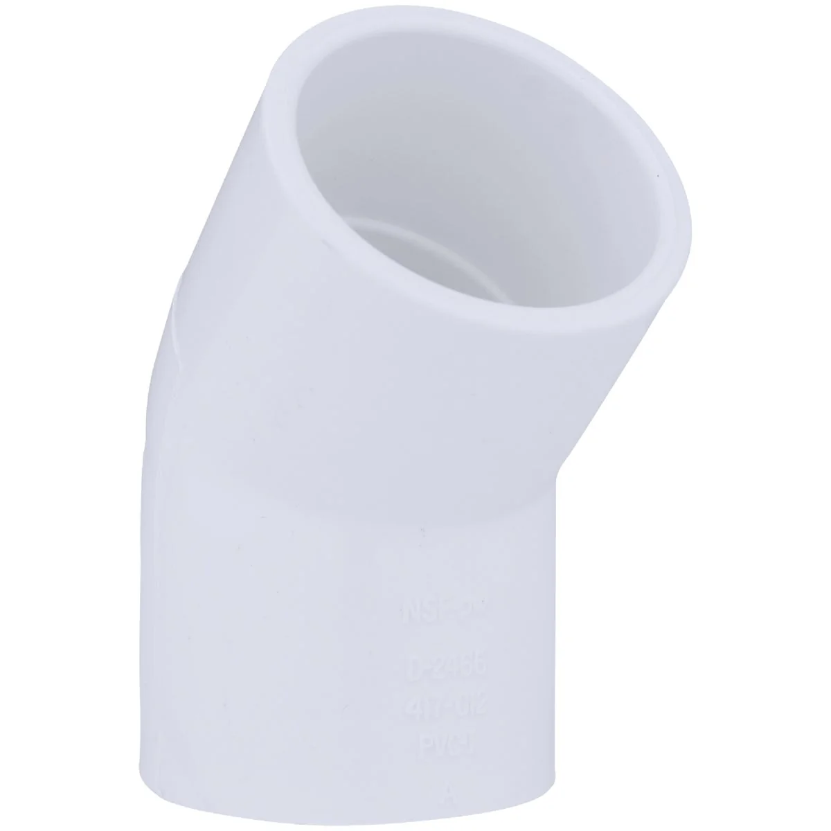 Fast Charlotte Pipe 1-1 4 In. Slip x Slip Schedule 40 45 Deg. PVC Elbow 1 8 Bend Effective