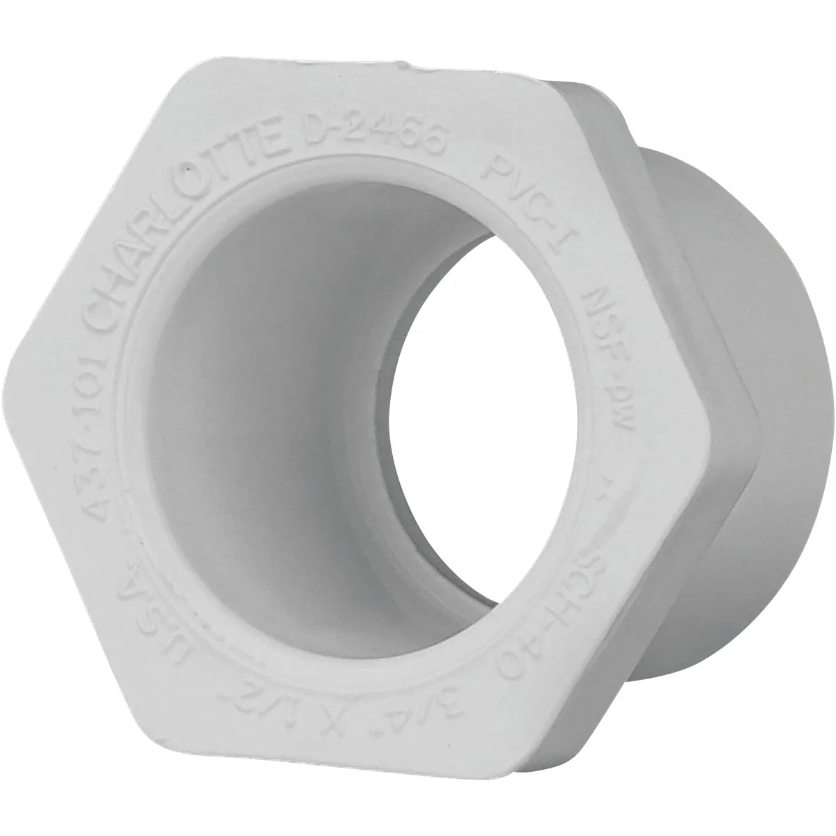 Sustainable Charlotte Pipe 3 4 In. SPG x 1 2 In. Slip Schedule 40 PVC Bushing Prestigious
