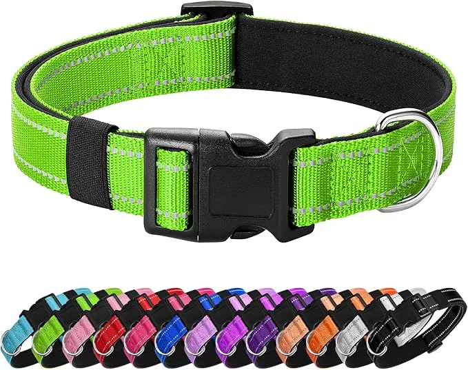 Recyclable Reflective Dog Collar Padded Professional