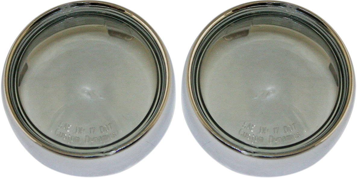 Exceptional Custom Dynamics Bullet Signal Lenses – Chrome Smoke PB-B-BEZ-CS Healthy