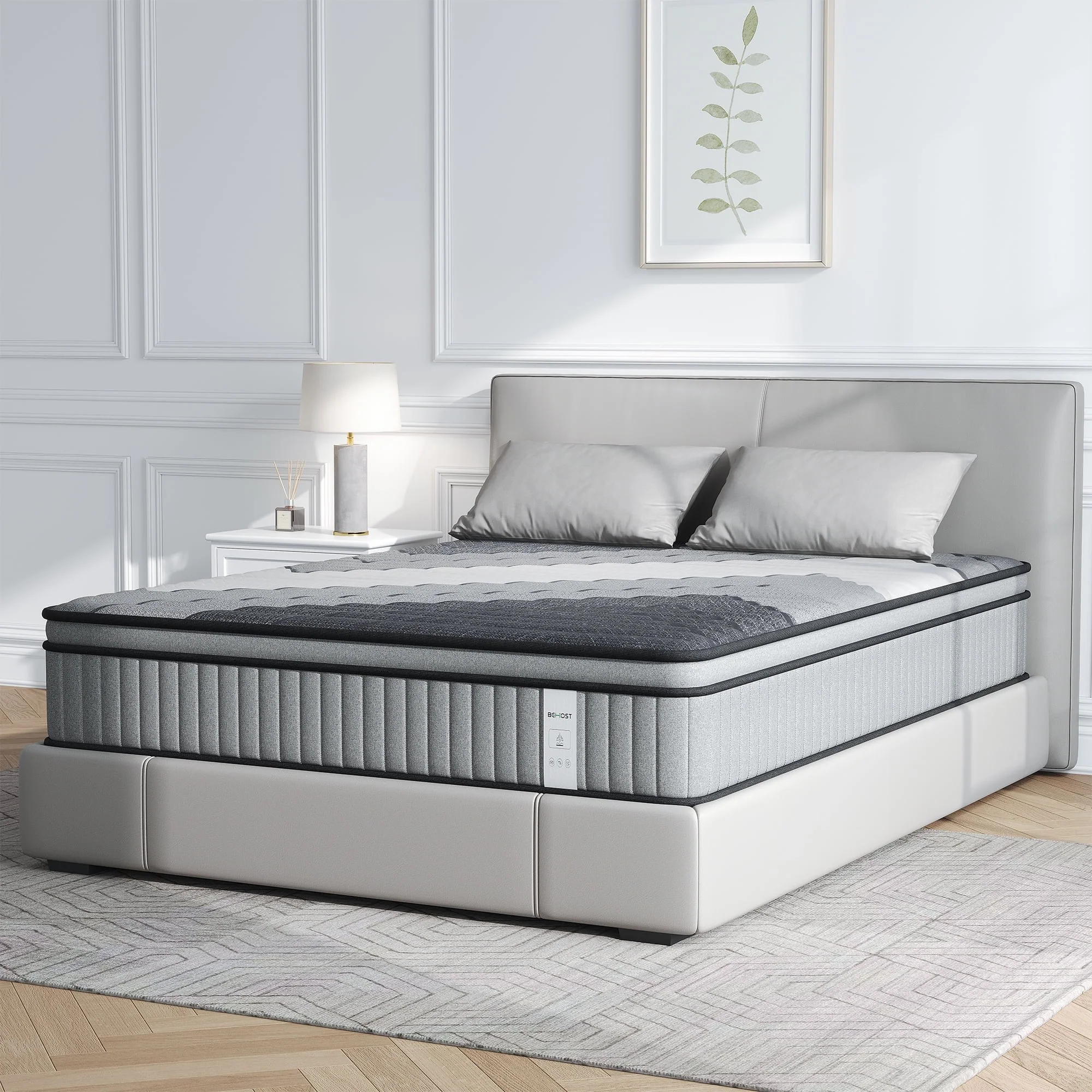 Verified Behost 14 Medium Soft Memory Foam Mattress King Mattress First-Class