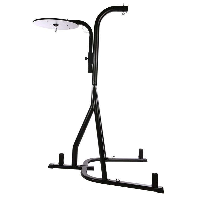Specialty Boxing Sandbag Hanging Rack for Home Gym Vertical Sanda Sandbag Tumbler Shelf Black Steel Organic