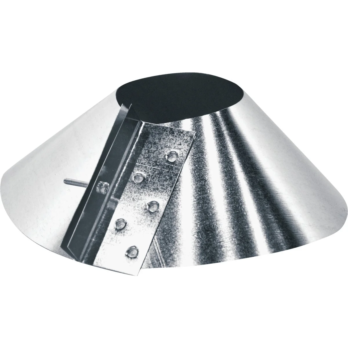 Smart Imperial 5 In. Galvanized Storm Collar Solid