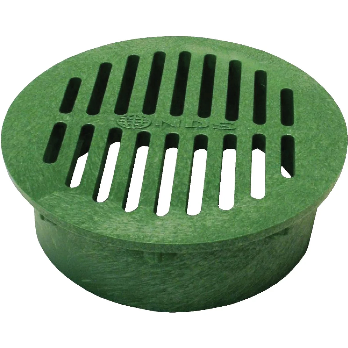 Original NDS 8 In. Green PVC Round Grate Exclusive