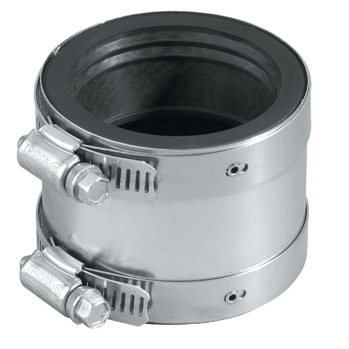 Crafted Proflex 4 In. x 4 In. PVC Shielded Coupling – Cast-Iron to Plastic Steel Extra-Heavy Cast Iron Lightweight