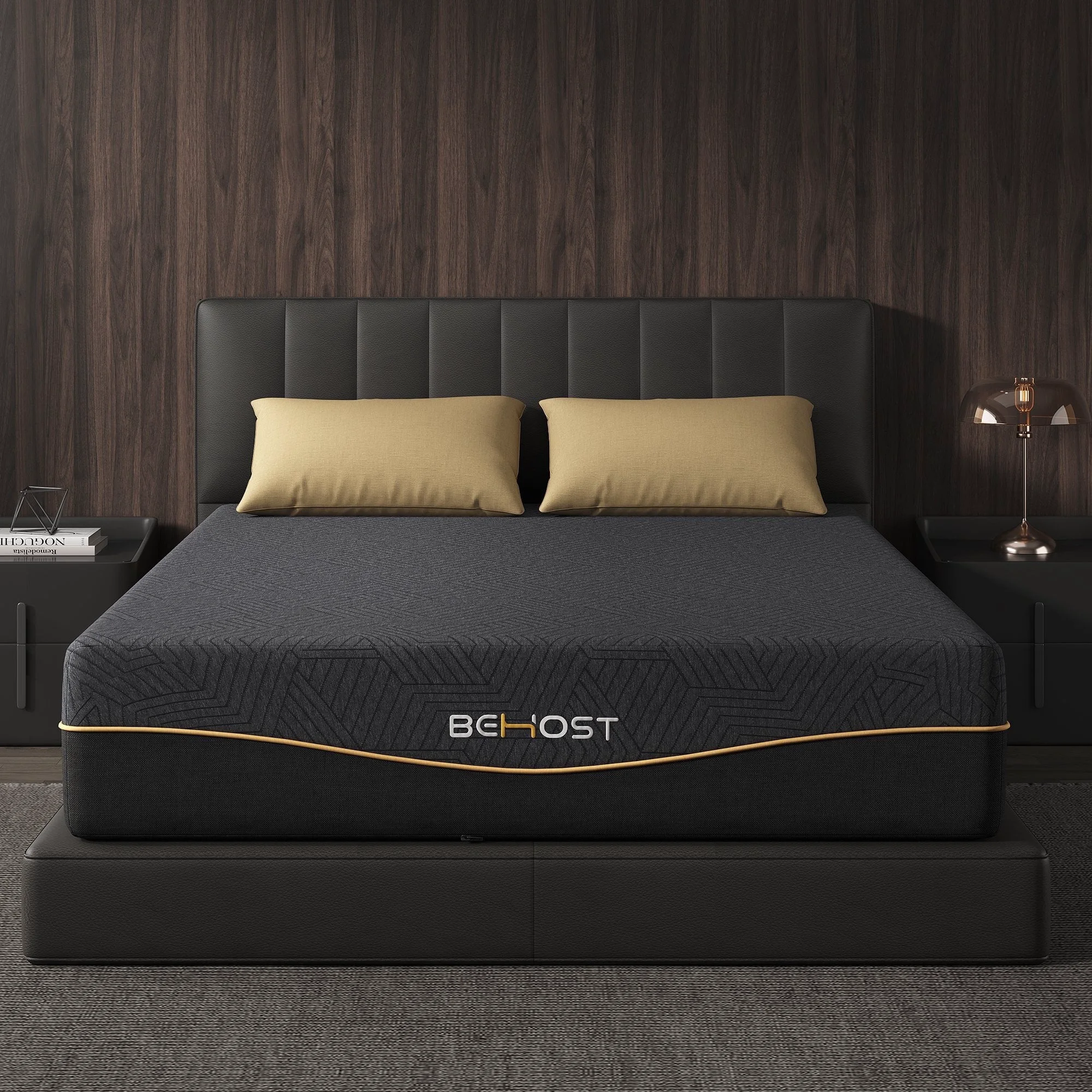 High-Quality 10 inch Breathable Cooling Gel Memory Foam Mattress Twin Size Fiberglass- CertiPUR-US Twin Mattress in a Box Medium Firm for All-Night Comfort Flexible