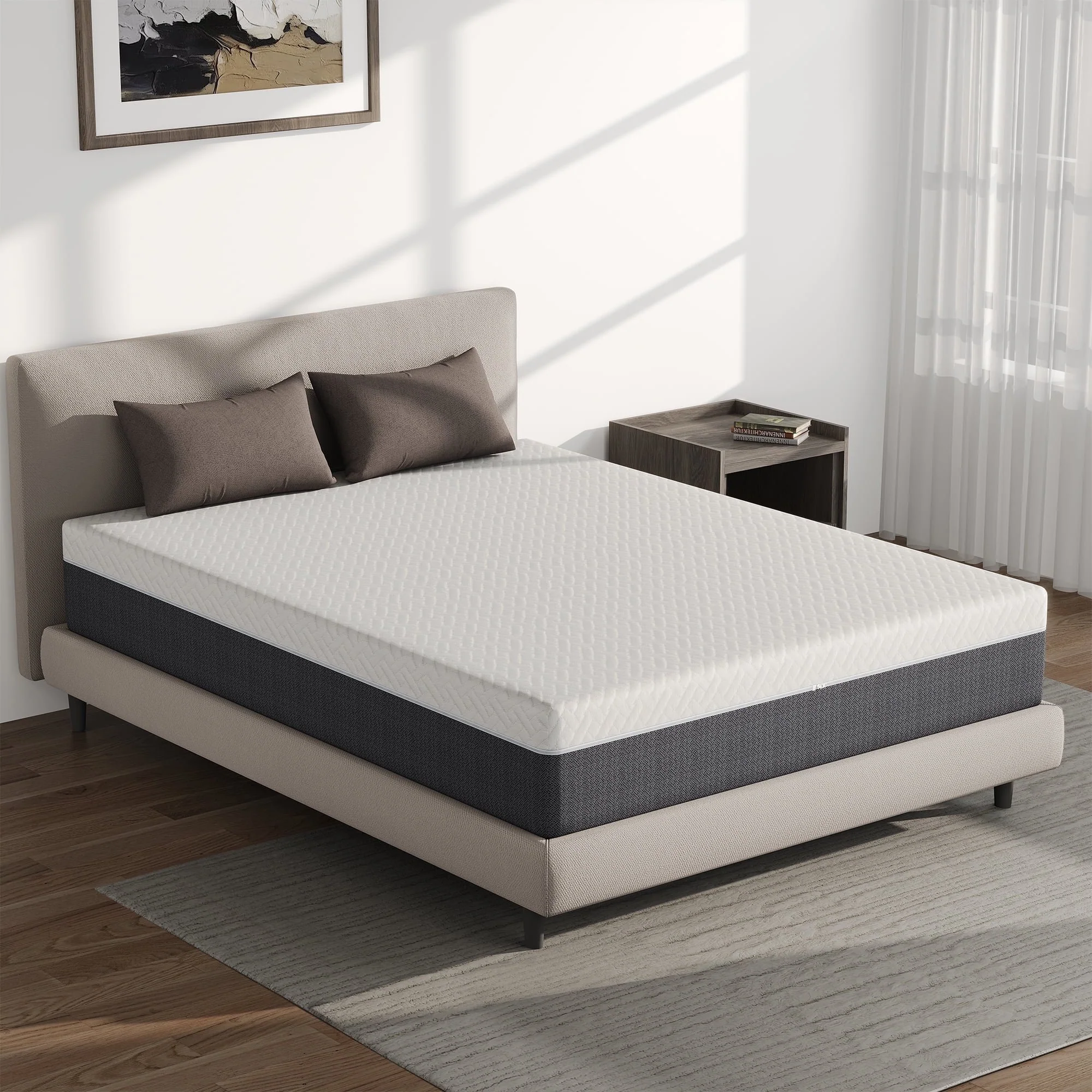 First-Class Behost Twin Mattress 8 inch in a Box Memory Foam Mattress Twin Size For Adults Medium Firm Outstanding