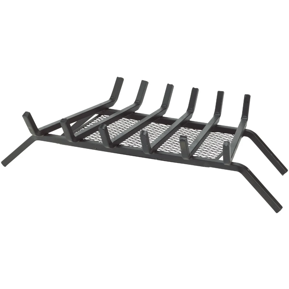 Quality Home Impressions 27 In. Steel Fireplace Grate with Ember Screen Exclusive