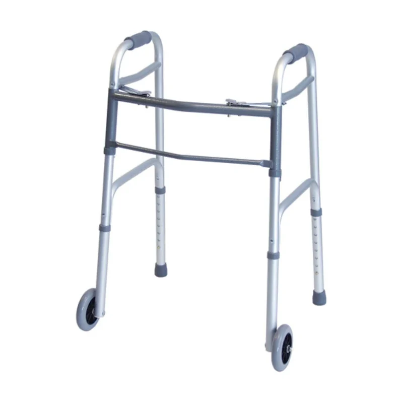 Unique Lumex Everyday Dual Release Walkers with Wheels – Adult Relaxed