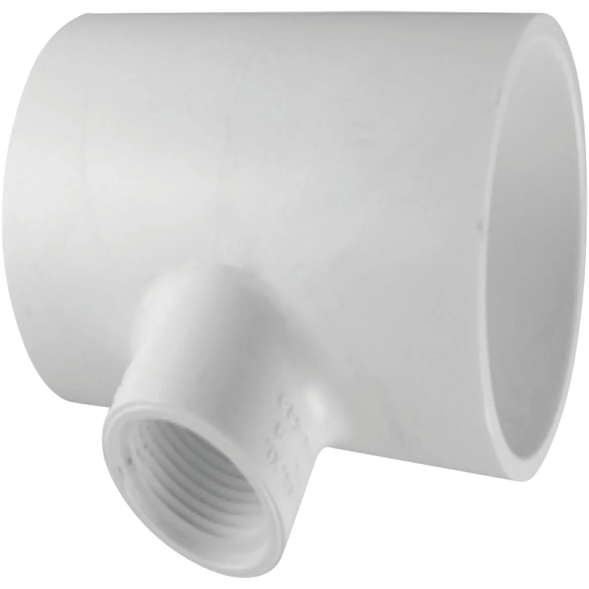Elite Charlotte Pipe 2 In. Solvent Weld x 3 4 In. FIP Schedule 40 PVC Tee Recyclable