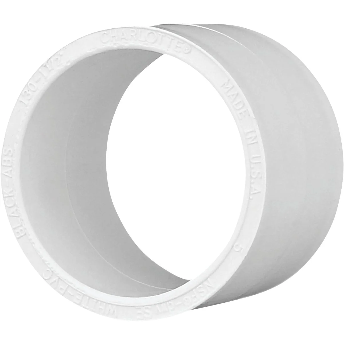 Exceptional Charlotte Pipe 1-1 2 In. Schedule 40 DWV PVC Repair Coupling Traditional