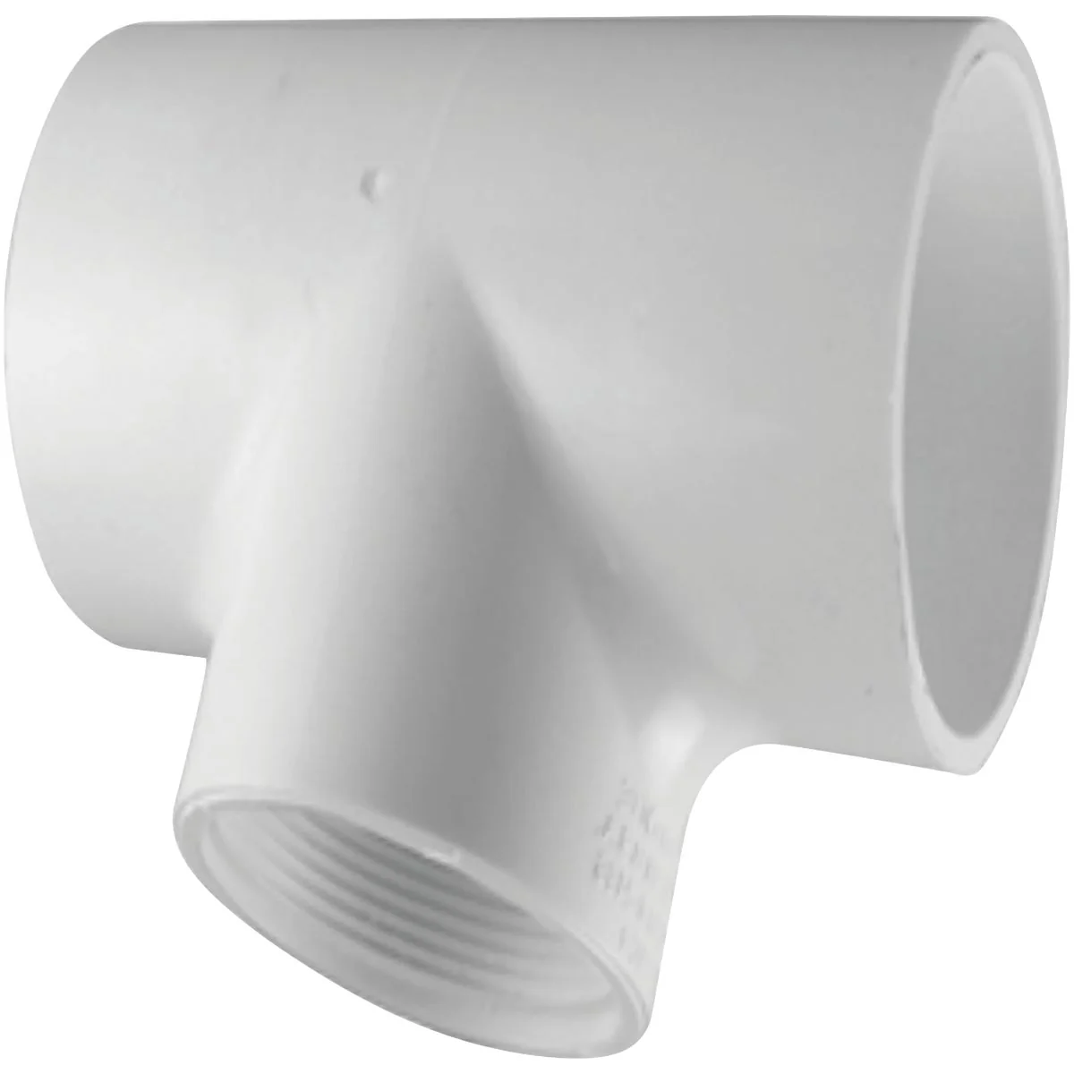 Relaxed Charlotte Pipe 2 In. Solvent Weld x FIP Schedule 40 PVC Tee Traditional