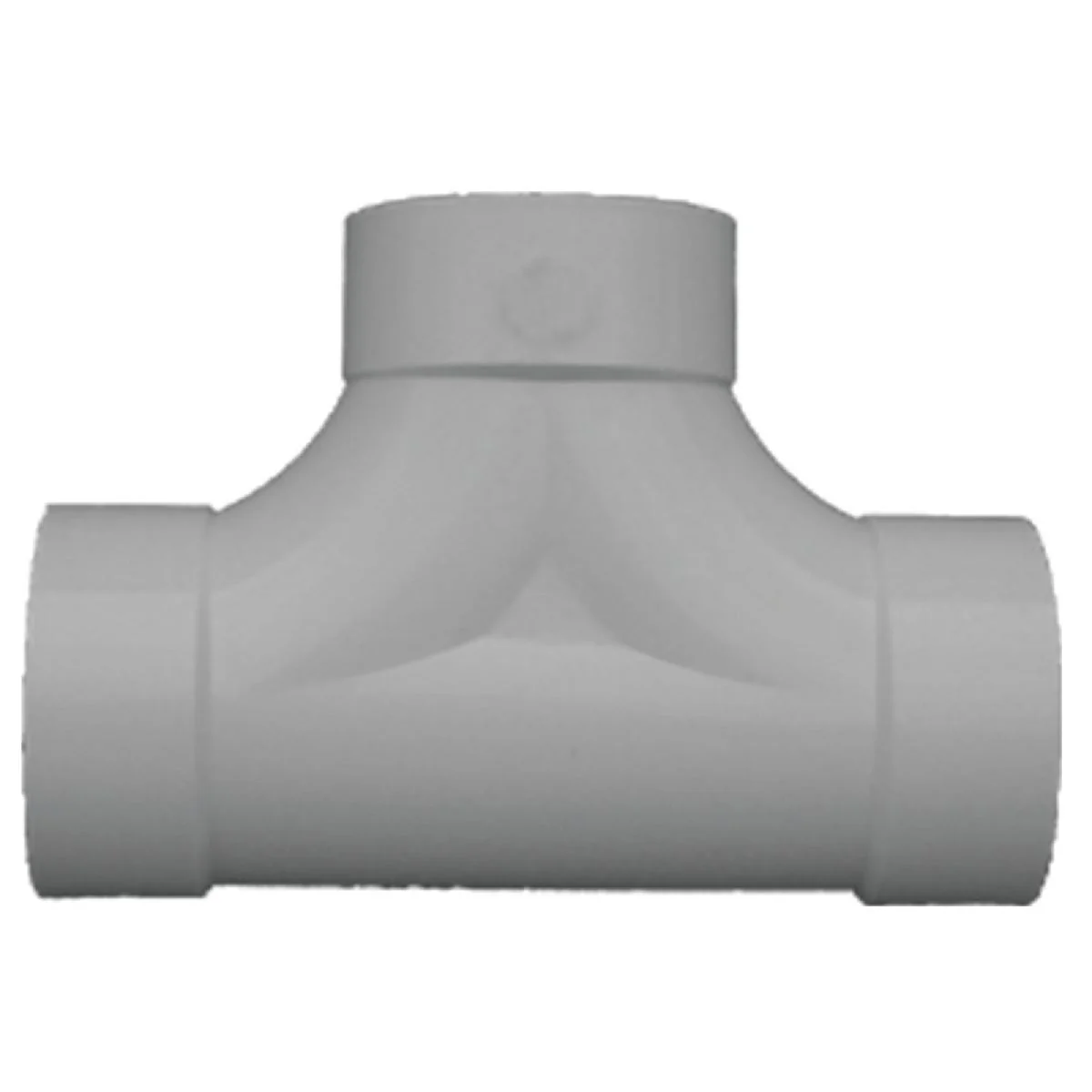 Convenient IPEX 4 In. PVC Sewer and Drain Two Way Tee Versatile