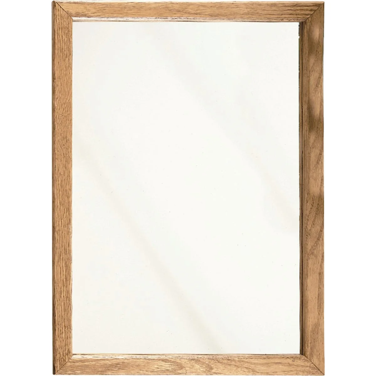 Responsible Zenith Oak 16 In. W x 22 In. H x 4-1 2 In. D Single Mirror Surface Recess Mount Framed Medicine Cabinet High-Quality