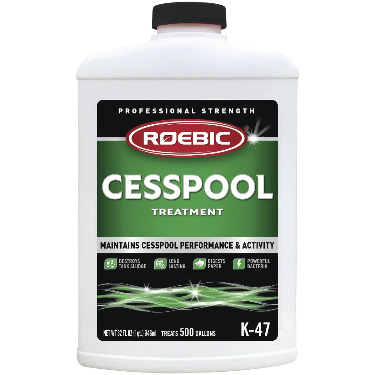 Easy-to-Use Roebic K-47 1 Qt. Cesspool and Septic Tank Treatment Soft