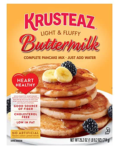 Breathable Heart Healthy Buttermilk Pancake Mix for Light and Fluffy Breakfast Pancakes and Homemade Griddle Cakes 100.8 Ounce Proven