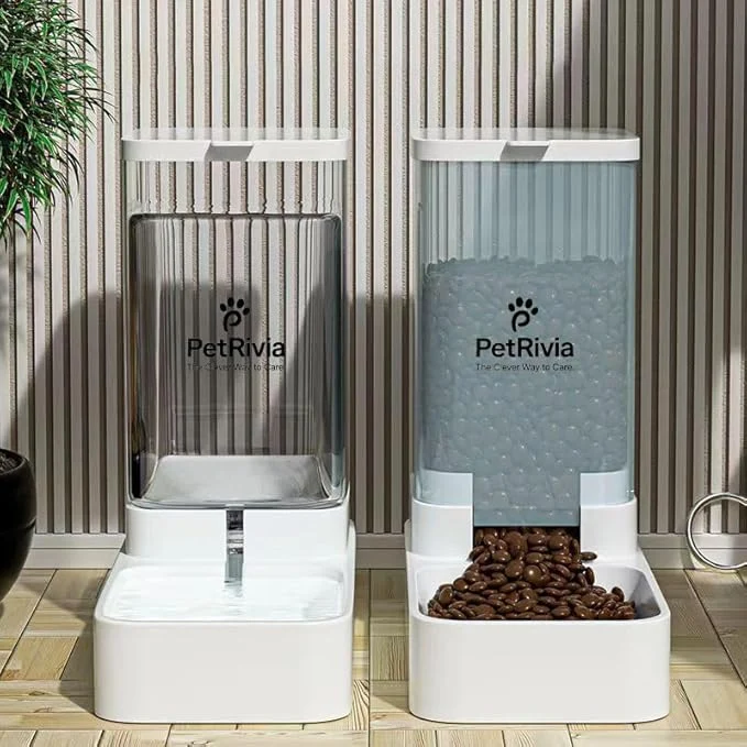 Traditional Automatic Pet Feeders Automatic Dog Food and Water Dispenser Water Dispenser for Dogs Gravity Water Dispenser Cat Feeders Automatic Cat Food Dog Water and Food Dispenser Gravity Pet Water DispenserAbout ThisOverview Green
