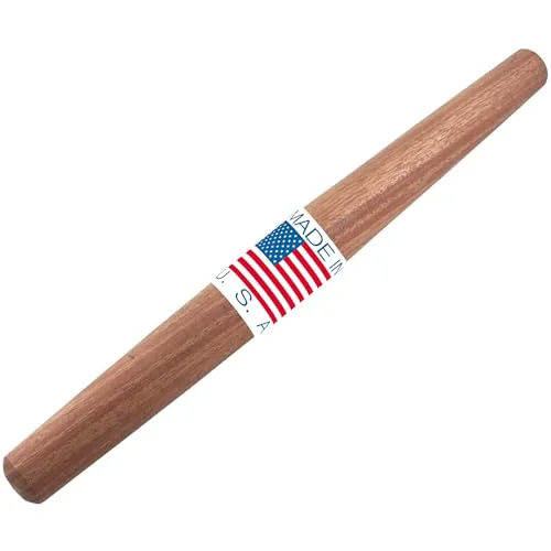 Reusable Mahogany French Rolling Pin Safe