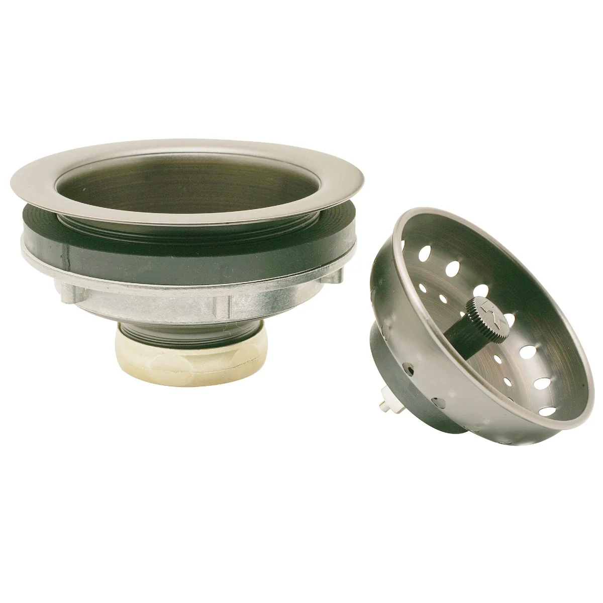 Smooth Do it Basket Strainer Assembly Venetian Bronze Luxury
