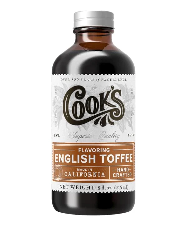 Contemporary English Toffee Flavoring for Baking 8 Fl Oz Long-Lasting