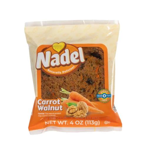 Practical Nadel NATURALLY DELICIOUS CARROT CAKE Slices 96 Ounce Safe