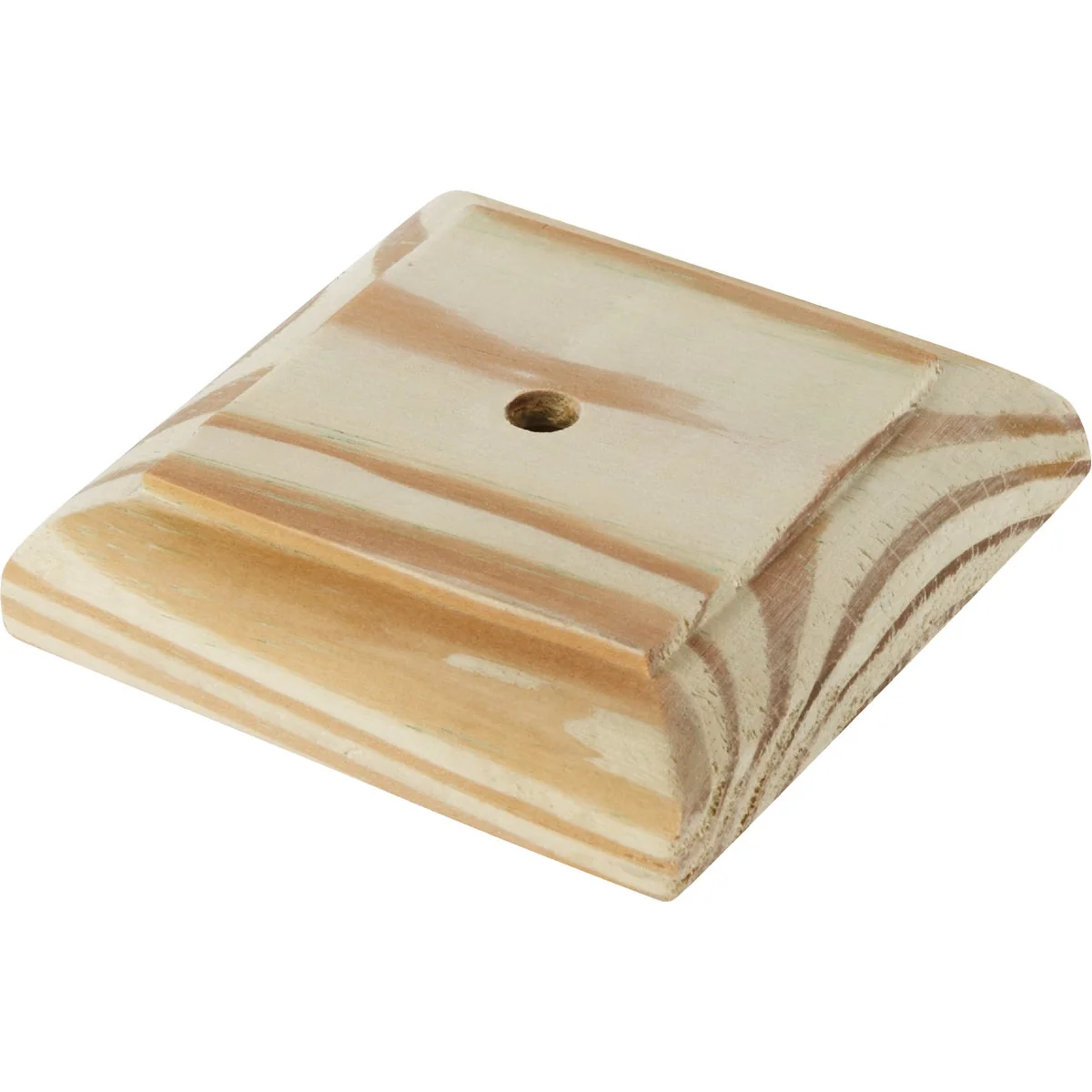 Responsible ProWood 4 In. x 4 In. Treated Wood Slat Base Post Cap Relaxed