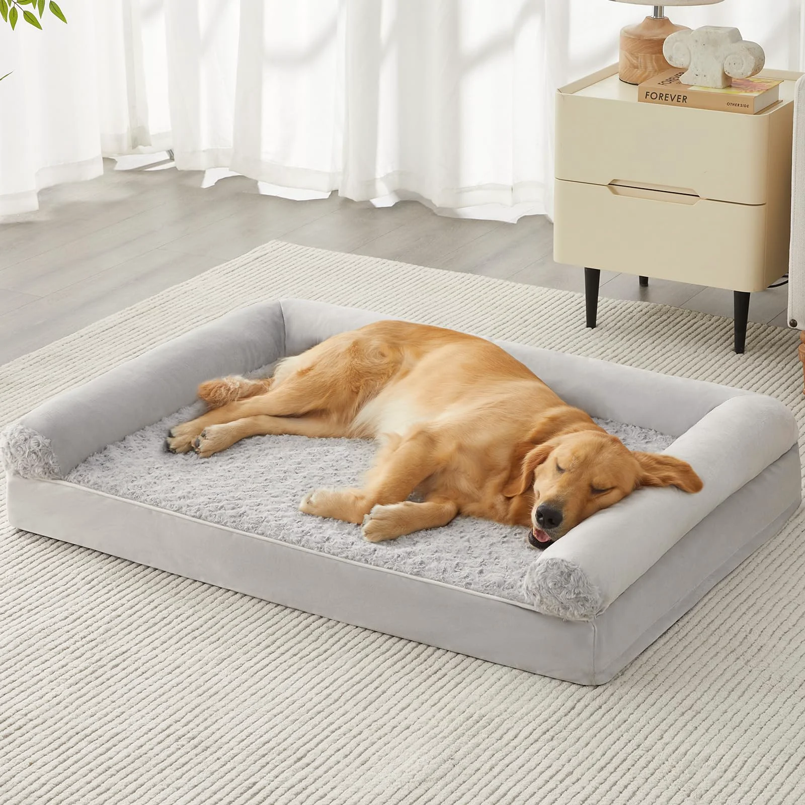 Trendy BFPETHOME Large Orthopedic Dog Bed — Waterproof Couch Bed with Removable Cover Classic