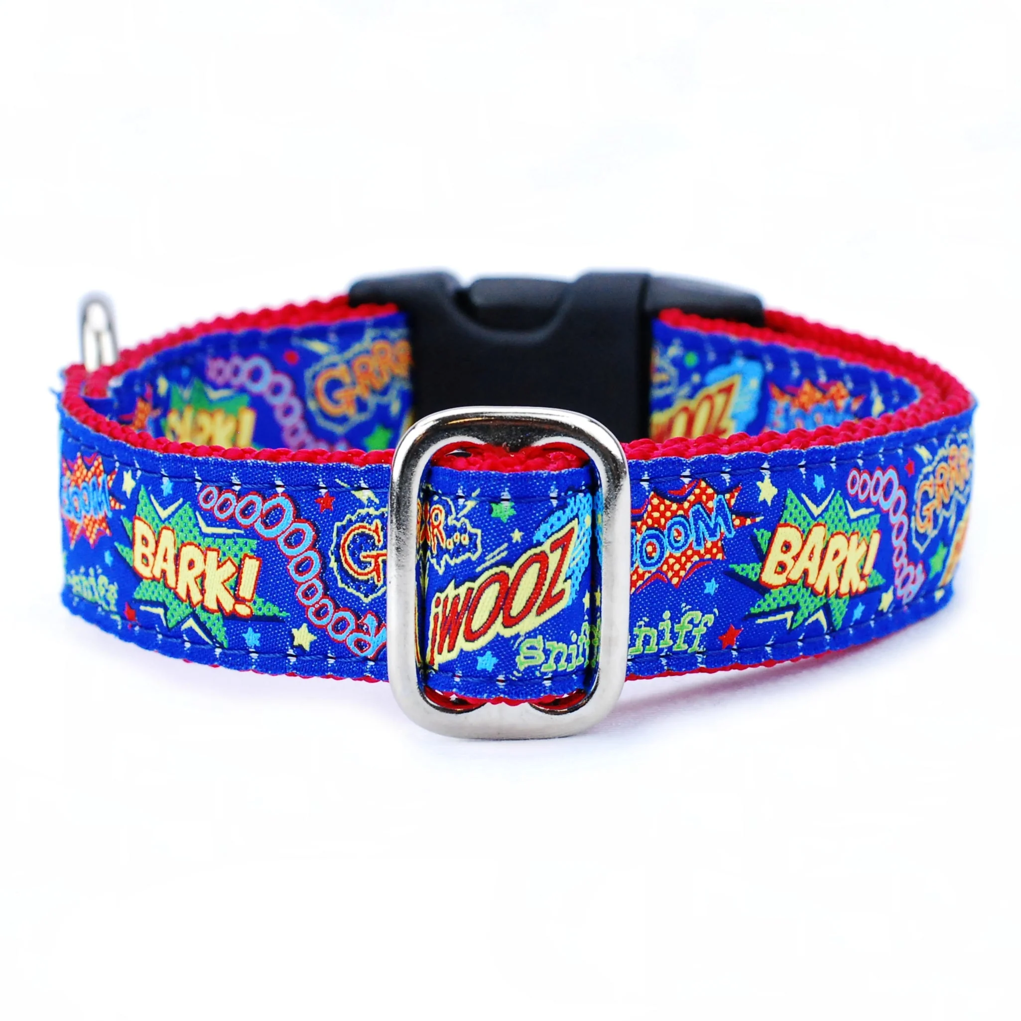 Relaxed 1″ Super Dog Essential Martingale Dog Collar Traditional