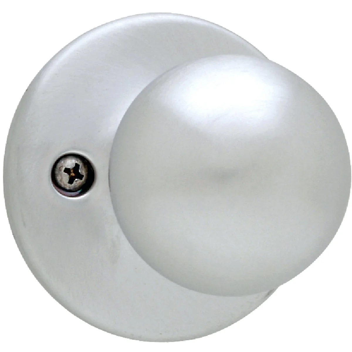Durable Kwikset Satin Chrome Polo Dummy Door Knob Exclusive