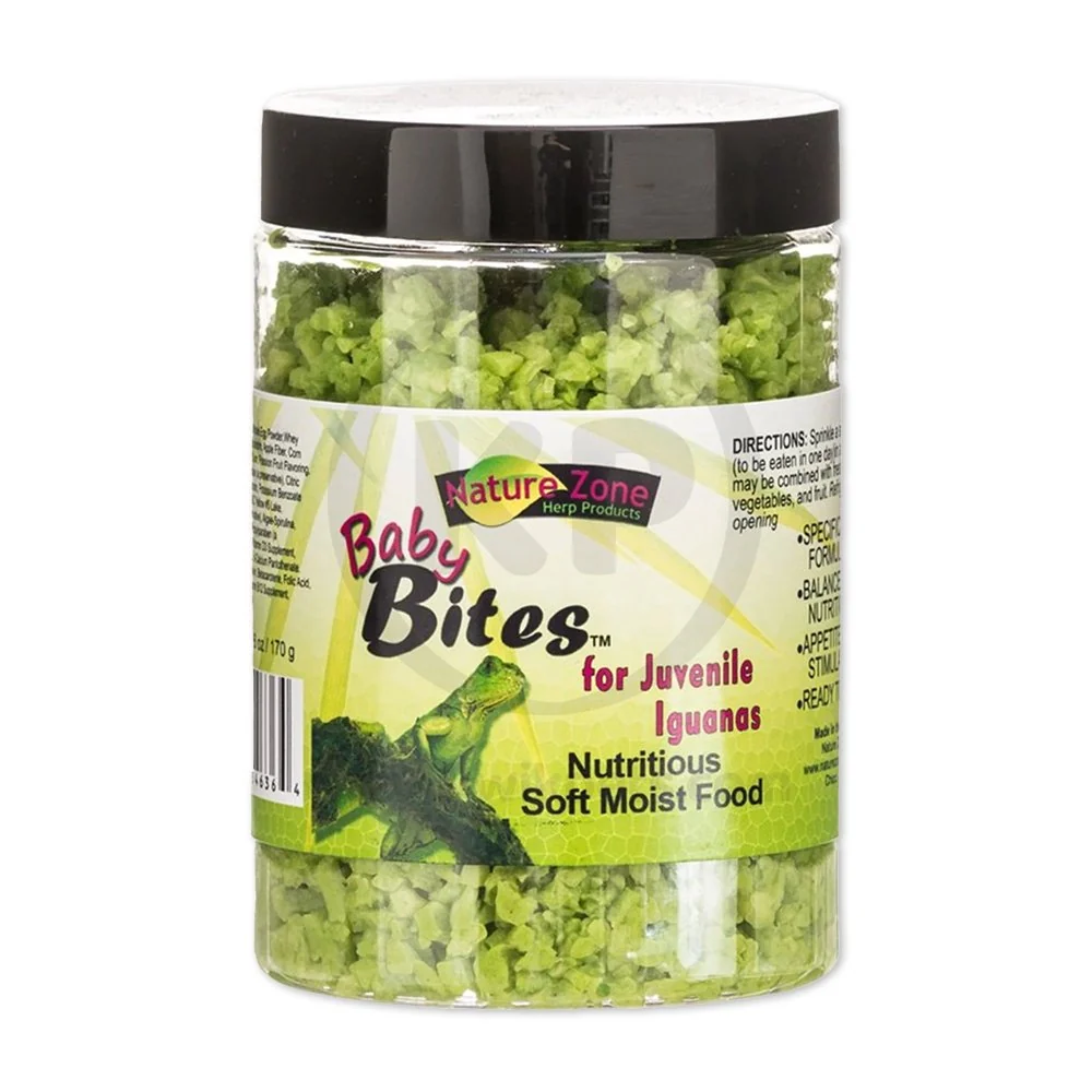 Clean Nature Zone Juvenile Iguana Baby Bites Gel Food 6-oz Reusable