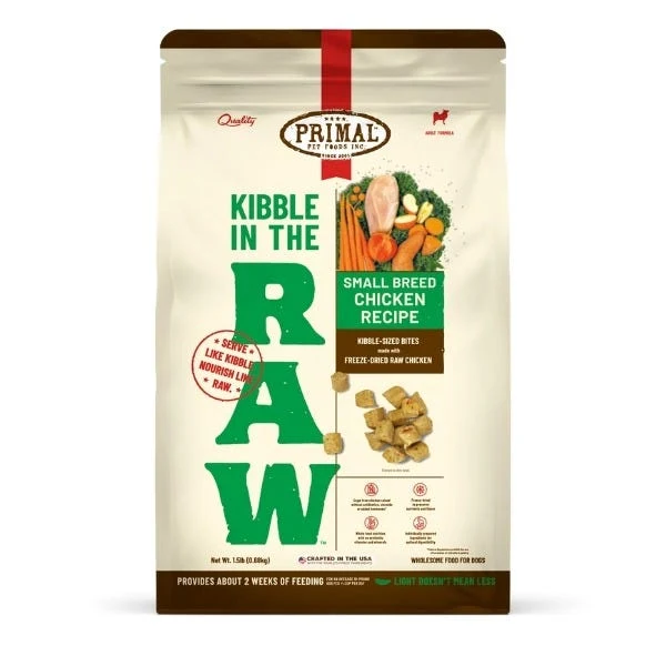 Elegant Primal Kibble In The Raw Dog Food – Chicken Recipe – Small Breed Primal Kibble In The Raw Dog Food – Chicken Recipe – Small Breed Consistent