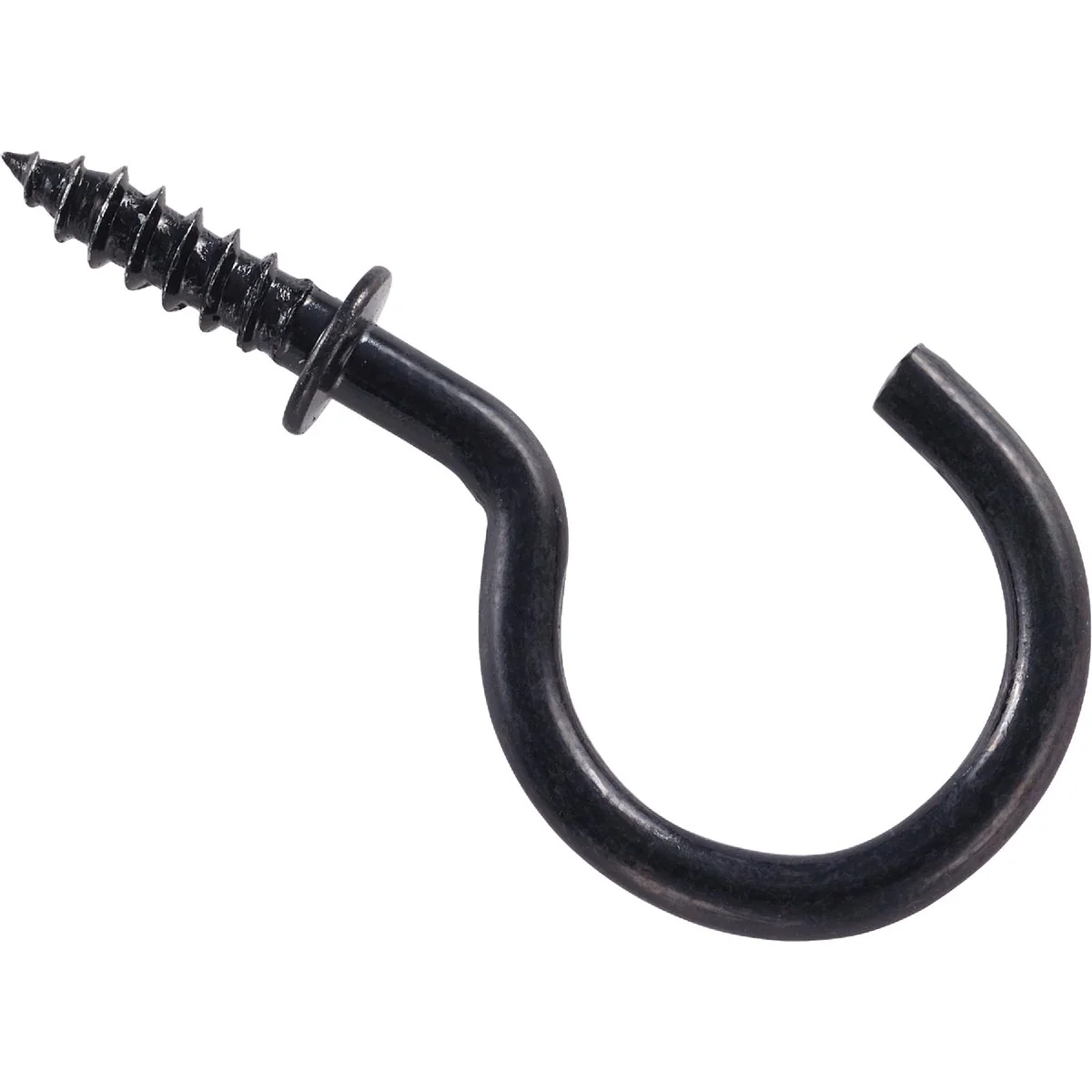 Fine Crafted National 1 In. Black Cup Hook 30-Count Consistent