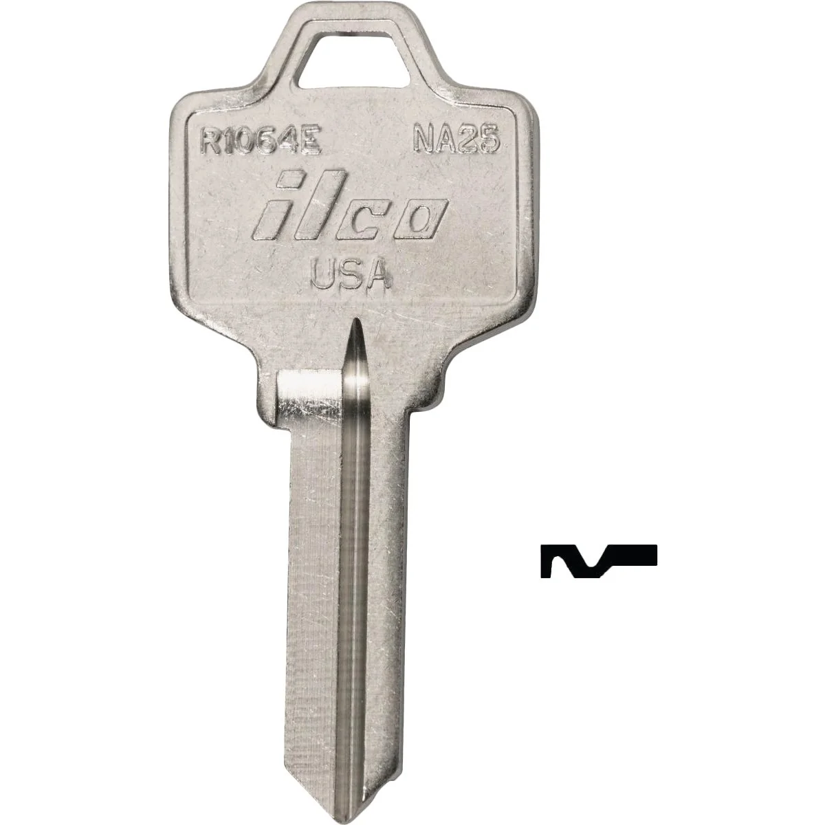 Natural ILCO National Nickel Plated File Cabinet Key NA25 10-Pack Eco-Friendly