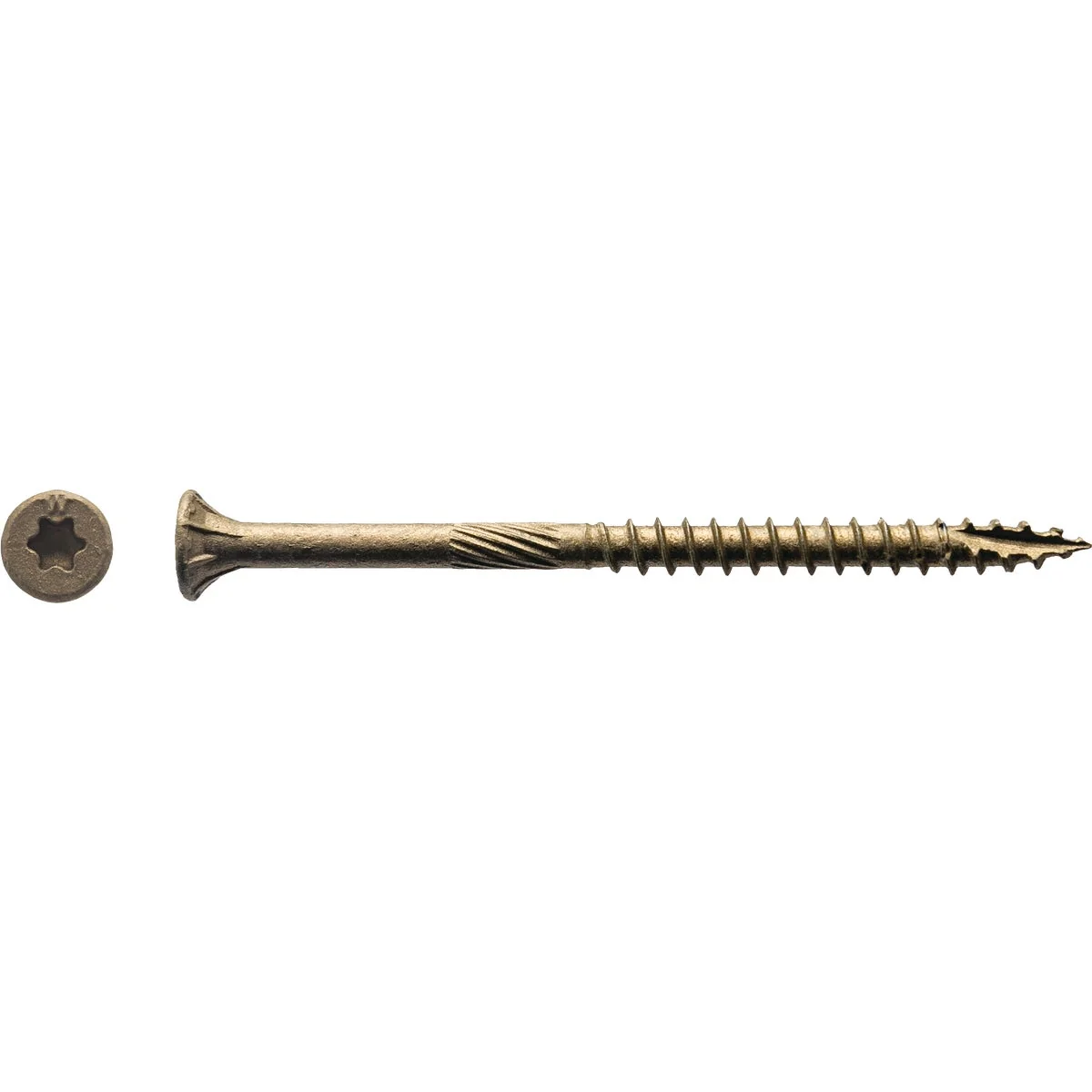 High-End Big Timber 9 x 2-3 4 In. Bronze Flat Head Wood Screw 83 Ct. 1 Lb. Eco-Friendly
