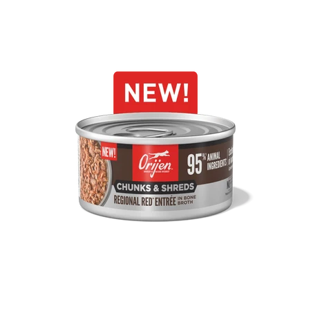 Authentic Orijen Regional Red Entree Chunks Shreds Adult Wet Cat Food Orijen Regional Red Entree Chunks Shreds Adult Wet Cat Food Premium