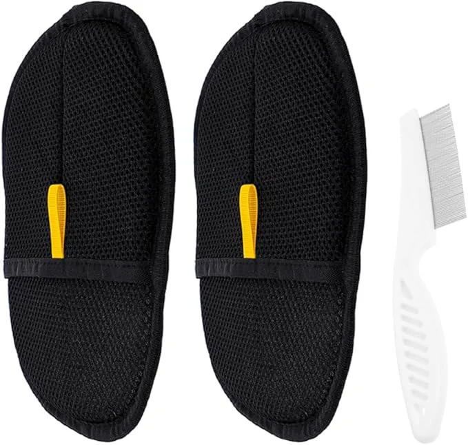 Traditional ABOOFAN Pet Hair Remover Gloves 3pcs Set with Electrostatic Double-Sided Brush Small Size for Dog Cat Grooming and Shedding ControlAbout This Functional