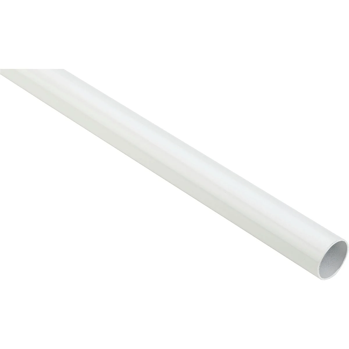 Smooth Stanley Home Designs 8 Ft. x 1-5 16 In. Cut-to-Length Closet Rod White Next-Generation