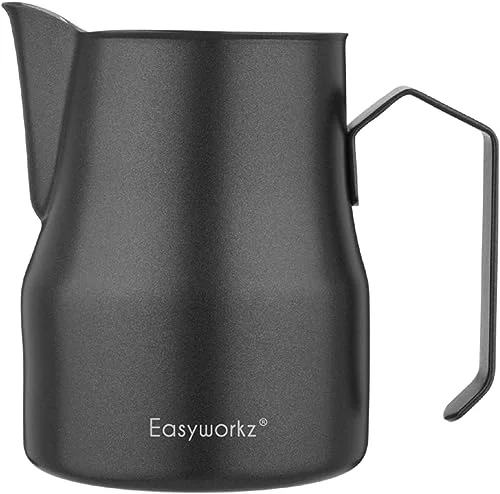 Solid Espresso Steaming Pitcher Stainless Steel 15 oz Coffee Frothing Picther Milk Jug Cappuccino Latte Art Cup Durable