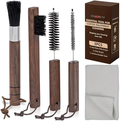 Organic Coffee Grinder Cleaning Kit 4 Count Verified