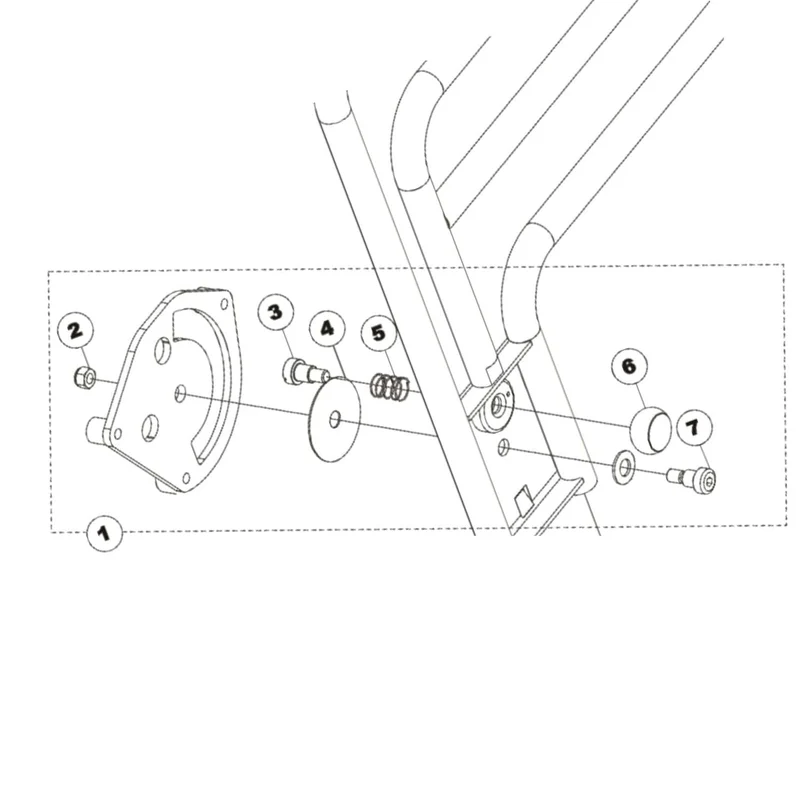Healthy Invacare Hardware Kit for 6632 Assist Bed Rails Prestigious