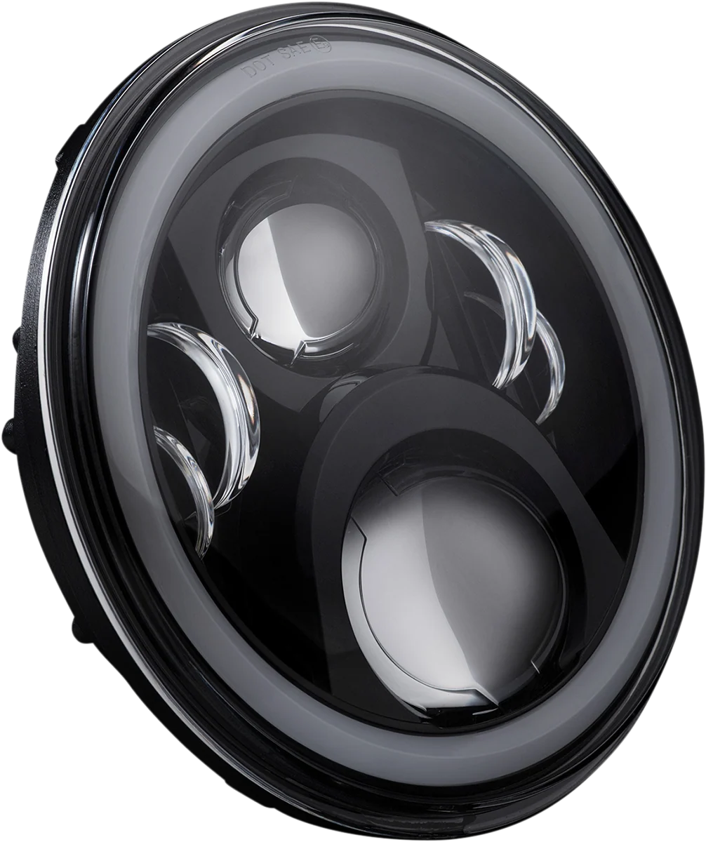Sophisticated Custom Dynamics 7 Headlamp – with Mounting Ring – Black PG-7-13-B Versatile