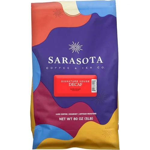 Original Design Sarasota Coffee Whole Bean Decaf 80 Ounce Exceptional