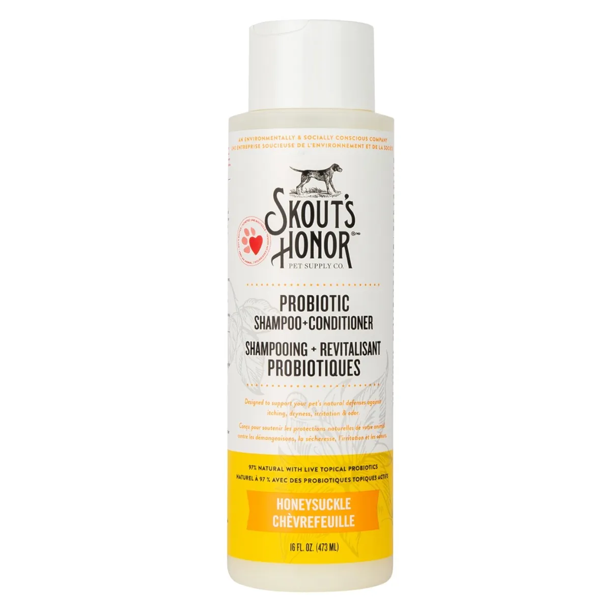 Fine Skout’s Honor Probiotic Shampoo Conditioner – Honeysuckle Skout’s Honor Probiotic Shampoo Conditioner – Honeysuckle Easy-to-Use