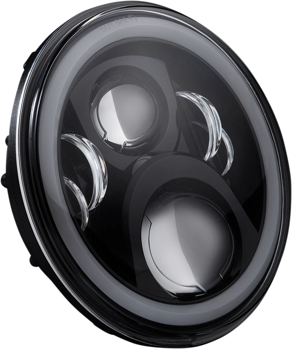 First-Class Custom Dynamics Headlamp – 7 – LED – Black CD-7-14-B Fast