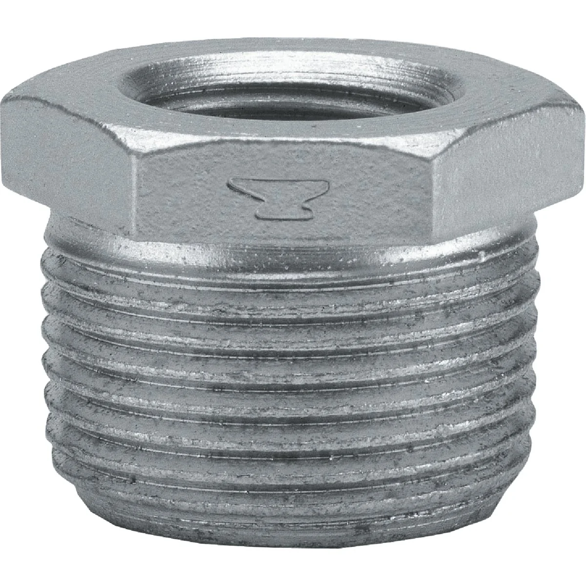 Sustainable Anvil 1 In. x 3 8 In. Hex Galvanized Bushing Detailed