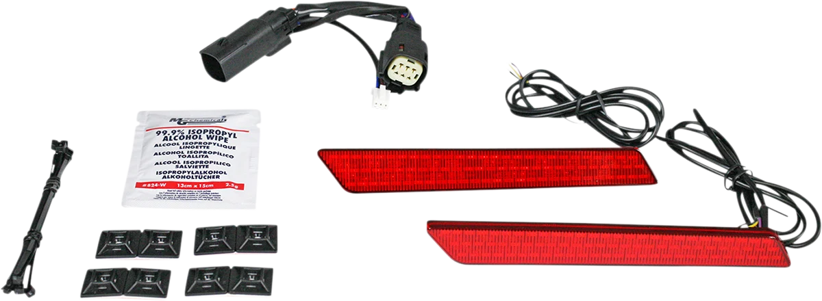 Practical Custom Dynamics Saddlebag Light – Red CD-LATCH-DC-R Premium